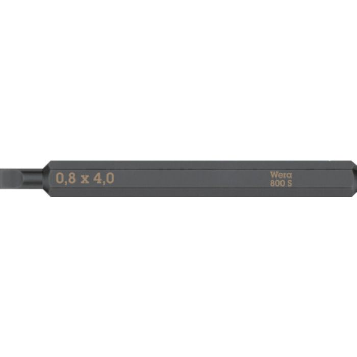 Wera 貫通専用差替ビット マイナス4.0×0.8mm(Tcode:4697210)