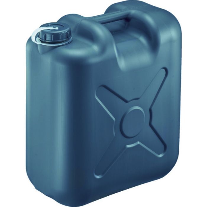 瑞穂 ポリタンク 扁平缶 片口 グレー 20L(Tcode:8366416)