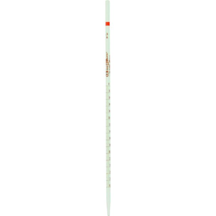 SIBATA メスピペット スーパーグレード 中間目盛 0.3mL (Tcode:1081038)