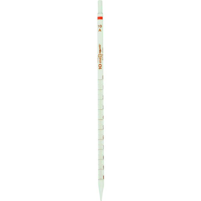 SIBATA メスピペット スーパーグレード 中間目盛 10mL (Tcode:1081050)