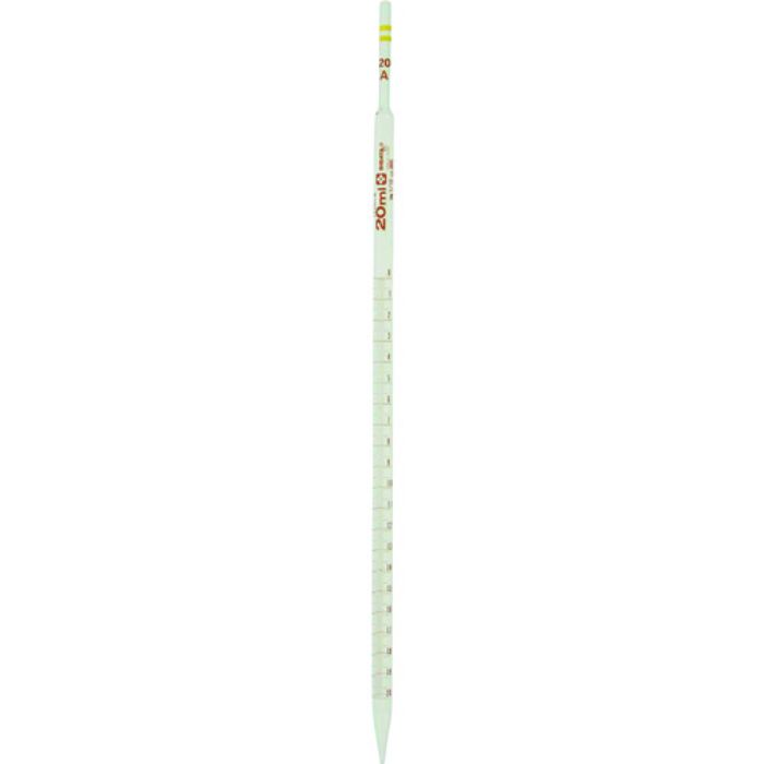 SIBATA メスピペット スーパーグレード 中間目盛 20mL (Tcode:1121415)