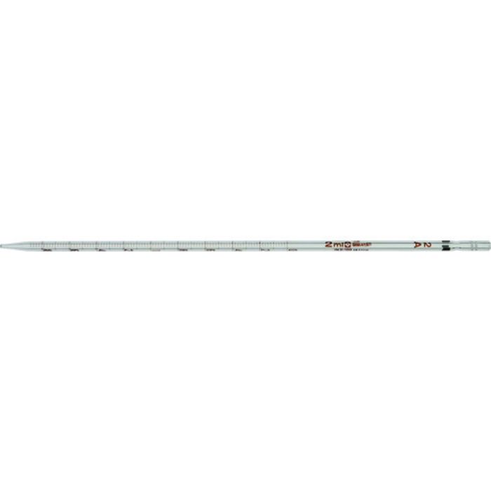 SIBATA メスピペット スーパーグレード 先端目盛 2mL (Tcode:1121412)