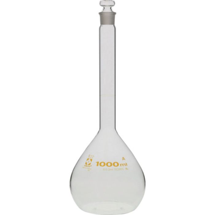 SIBATA メスフラスコ スーパーグレード 1000mL(Tcode:2159555)