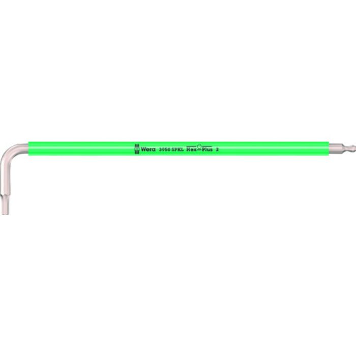 Wera 3950 SPKL Hex-Plus ステンレス六角レンチ 2.0 turquoise(Tcode:1952902)