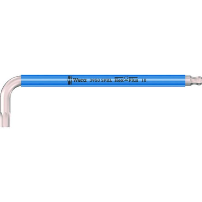 Wera 3950 SPKL Hex-Plus ステンレス六角レンチ 10.0 blue(Tcode:1952909)