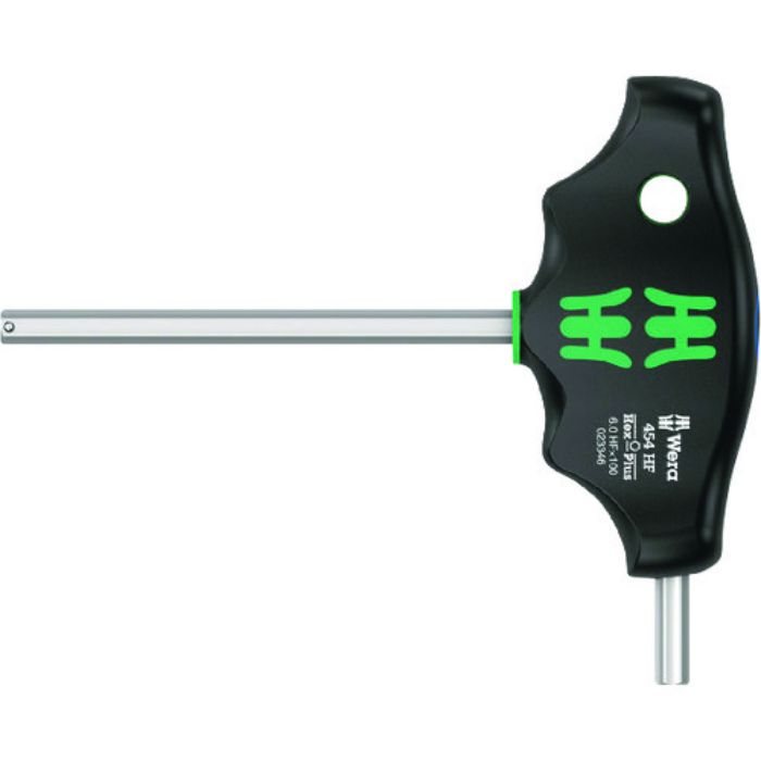 Wera 454 T型ハンドルヘックスドライバー HF 6 x 100 mm(Tcode:2074993)