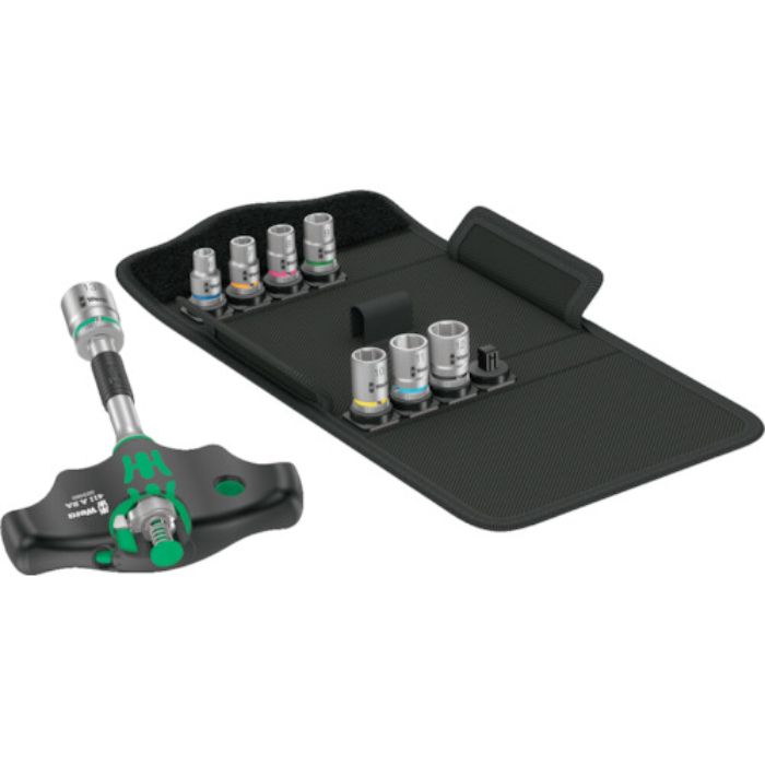 Wera 400RA T型差替式ラチェットドライバー ソケットセット(Tcode:4697240)