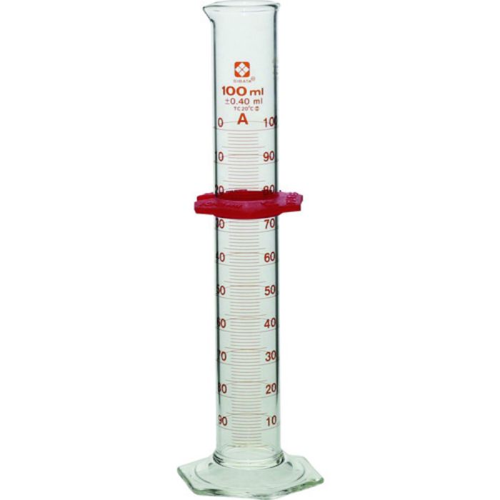 SIBATA メスシリンダー スーパーグレード 100mL(Tcode:2159615)