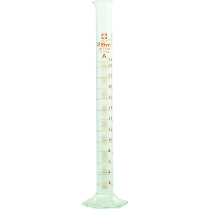 SIBATA メスシリンダー スーパーグレード 25mL(Tcode:2159594)