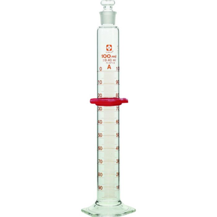 SIBATA 有栓メスシリンダー スーパーグレード 100mL(Tcode:2159558)