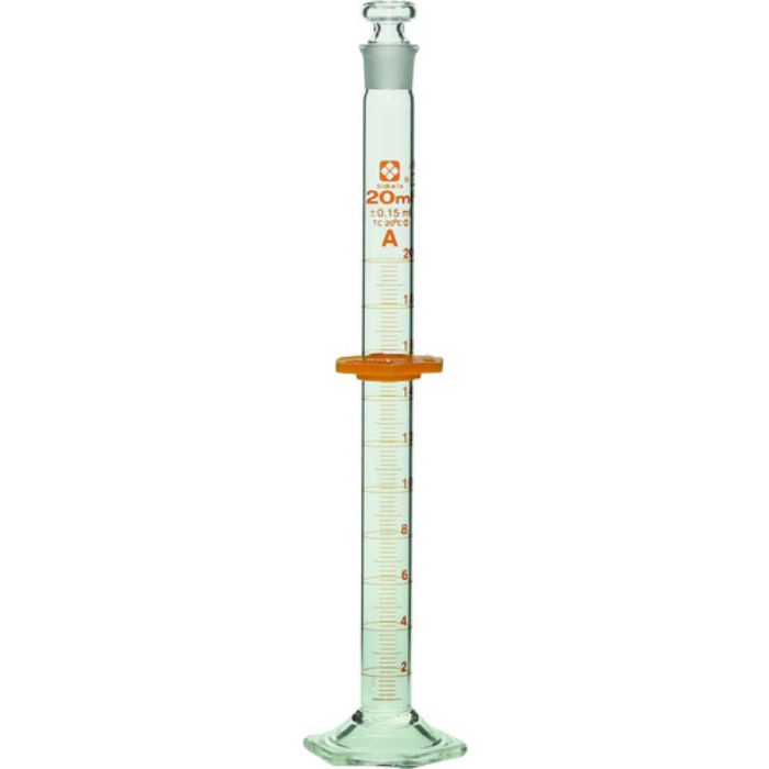 SIBATA 有栓メスシリンダー スーパーグレード 20mL(Tcode:2159619)