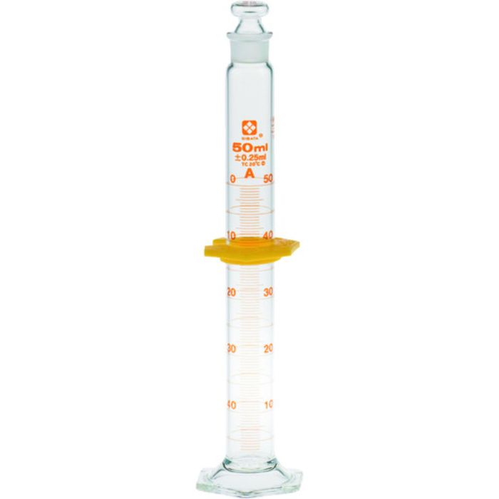 SIBATA 有栓メスシリンダー スーパーグレード 50mL(Tcode:2159551)