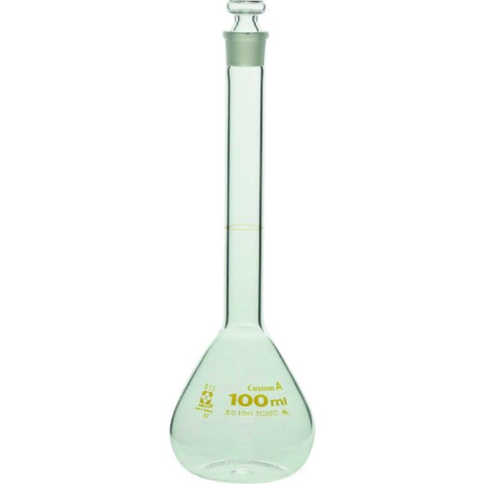 SIBATA メスフラスコ カスタムA 100mL(Tcode:2159588)