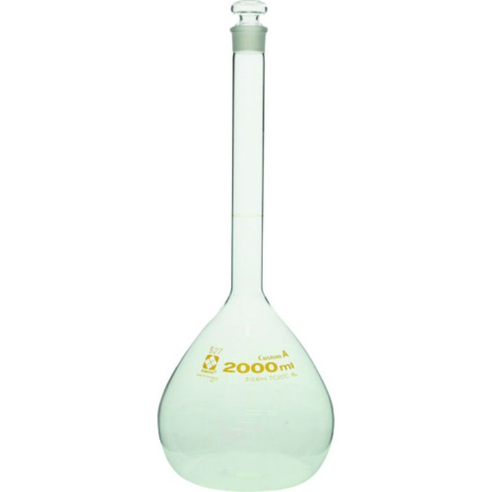 SIBATA メスフラスコ カスタムA 2000mL(Tcode:2159553)