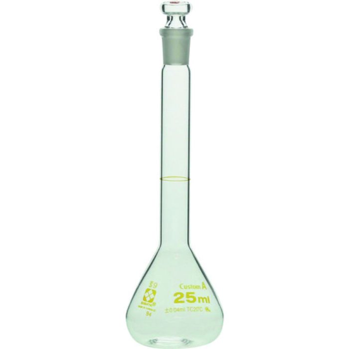 SIBATA メスフラスコ カスタムA 25mL(Tcode:2159614)