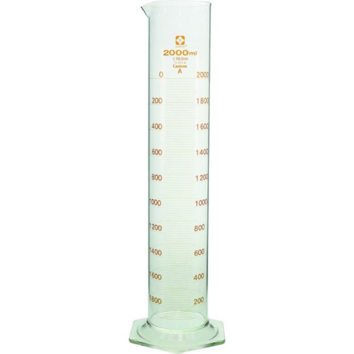 SIBATA メスシリンダー カスタムA 2000mL(Tcode:2156428)