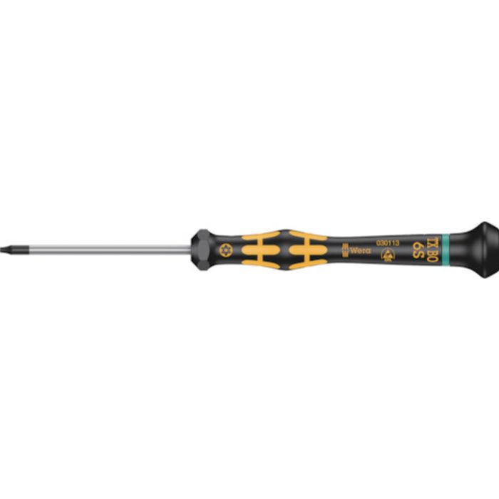Wera クラフトフォーム精密ドライバー 1567 ESD静電対策 刃先TX8 軸長60mm(Tcode:2494652)
