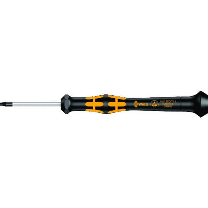 Wera 精密ドライバー 1568 ESD静電対策 HFトルクスマイクロドライバー 刃先T6 軸長40mm(Tcode:1952417)