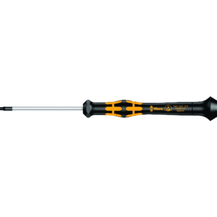 Wera 精密ドライバー 1569 ESD静電対策 HFトルクスマイクロドライバー 刃先T8 軸長60mm(Tcode:1952419)