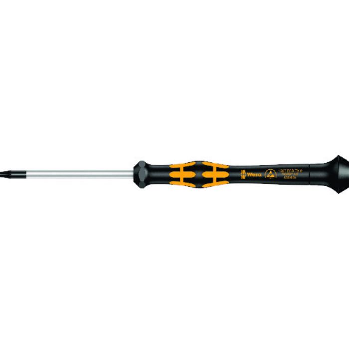 Wera 精密ドライバー 1570 ESD静電対策 HFトルクスマイクロドライバー 刃先T9 軸長60mm(Tcode:1952420)