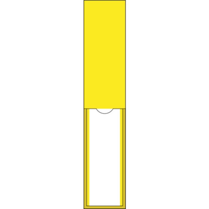 緑十字 責任者氏名標識 黄無地タイプ 名122 150×30mm 名札差込式 エンビ(Tcode:8148561)