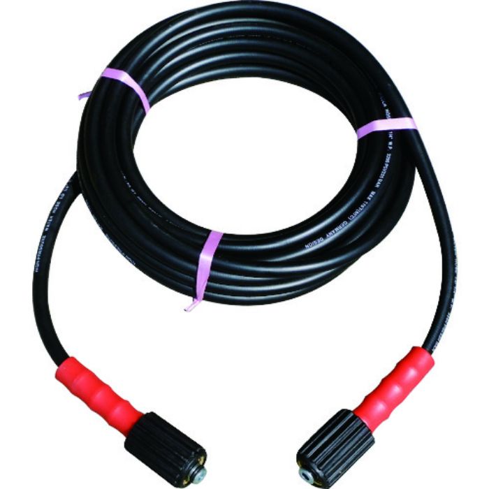 スーパー工業 高圧ホースCL 1/4×8m ブリッツメスメス 金具付(Tcode:1135800)