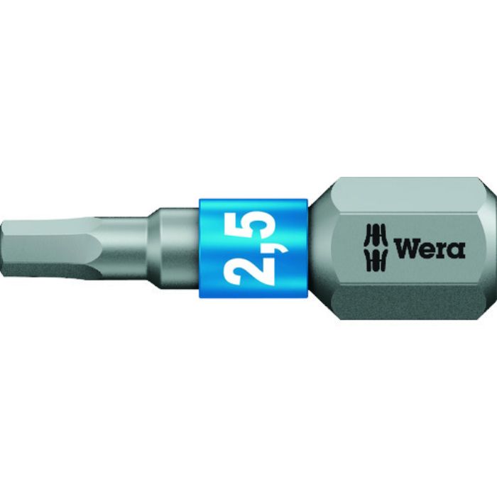 Wera 840/1 BTZ ヘックスプラスビット 2.5 x 25 mm(Tcode:1952937)