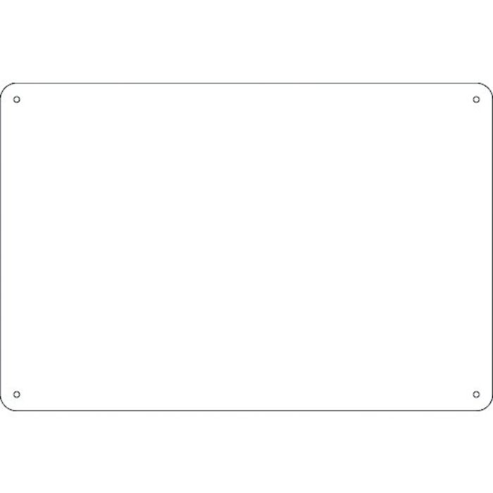 緑十字 スチール無地板 白 スチール-25(白) 300×200×0.8mm 平板(Tcode:1064708)