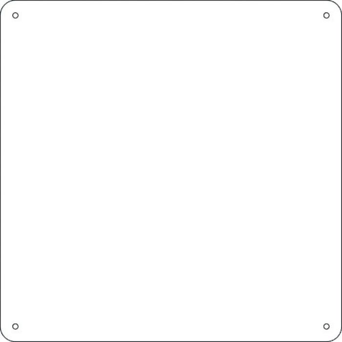 緑十字 スチール無地板 白 スチール-36(白) 225×225×0.5mm 普通山型(Tcode:1140757)