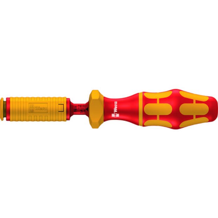 Wera 7444 VDE絶縁トルクドライバー(プレセット)1.7〜3.5Nm(Tcode:1952443)