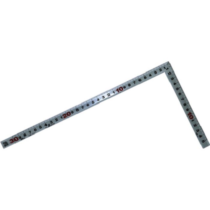 シンワ 曲尺 シルバー30cm裏面1尺併用目盛 赤数字入(Tcode:8163799)