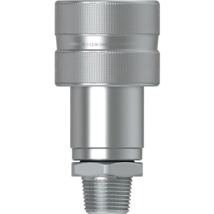セイン シリーズ232 スクリュータイプカップリング ポペットバルブ付 呼径10mm NPT3/8オネジ(Tcode:3647419)