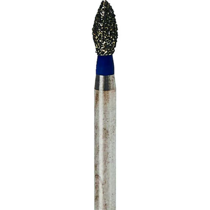 ナカニシ 電着ダイヤモンドバー(5本入)粒度130 雫 刃径1.8mm刃長3.8mm(Tcode:8292460)