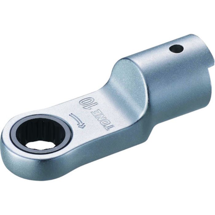 TONE トルクレンチ用交換ヘッド 差替式トルクレンチ用ラチェットめがねヘッド 全長58.5mm(Tcode:1830079)