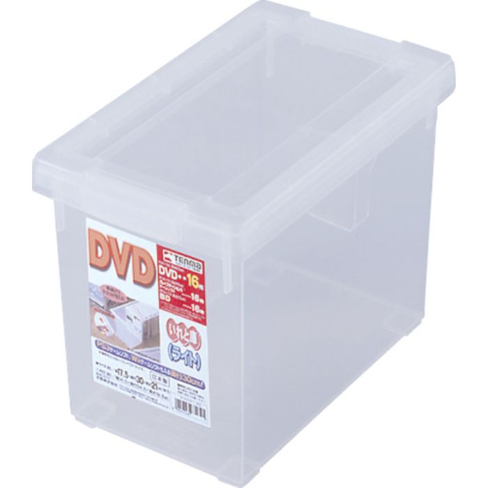 TENMA DVDいれと庫(ライト) クリア 175×300×210(Tcode:4448855)