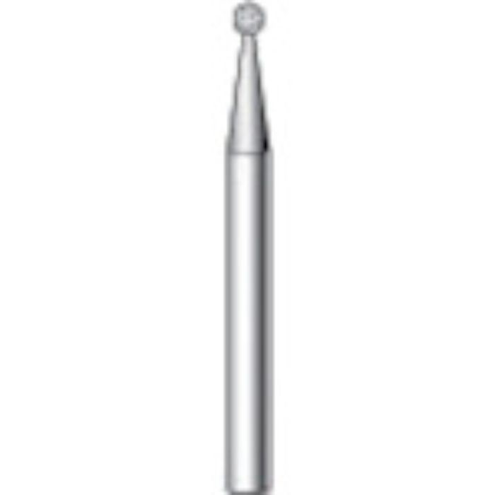 ナカニシ 電着ダイヤモンドバー(5本入)粒度130 球 刃径1.2mm刃長1.2mm(Tcode:8292468)