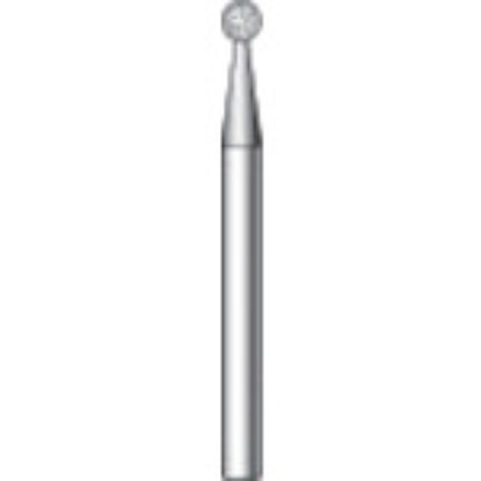 ナカニシ 電着ダイヤモンドバー(5本入)粒度130 球 刃径1.6mm刃長1.6mm(Tcode:8292469)