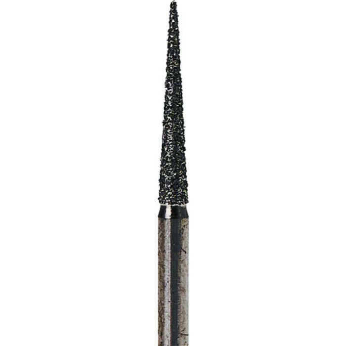 ナカニシ 電着ダイヤモンドバー(5本入) 粒度#140 トンガリ 刃径1.6mm 刃長10mm(Tcode:8292481)