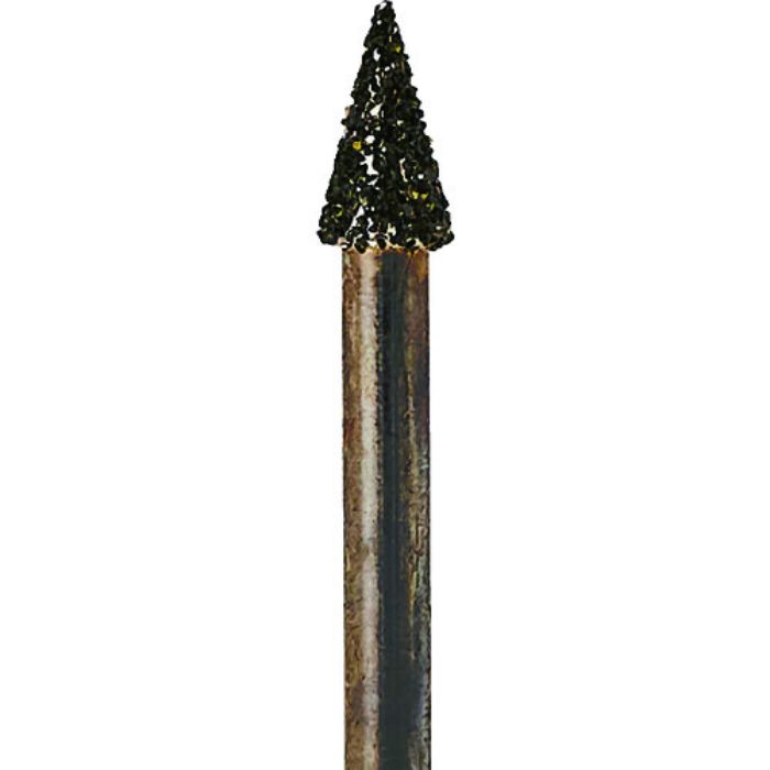 ナカニシ 電着ダイヤモンドバー 粒度#130 円錐 刃径2.5mm 刃長4mm(Tcode:8292490)