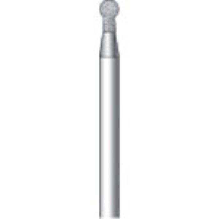 ナカニシ 電着ダイヤモンドバー 粒度#130 球 刃径2.3mm 刃長2.3mm(Tcode:8292537)