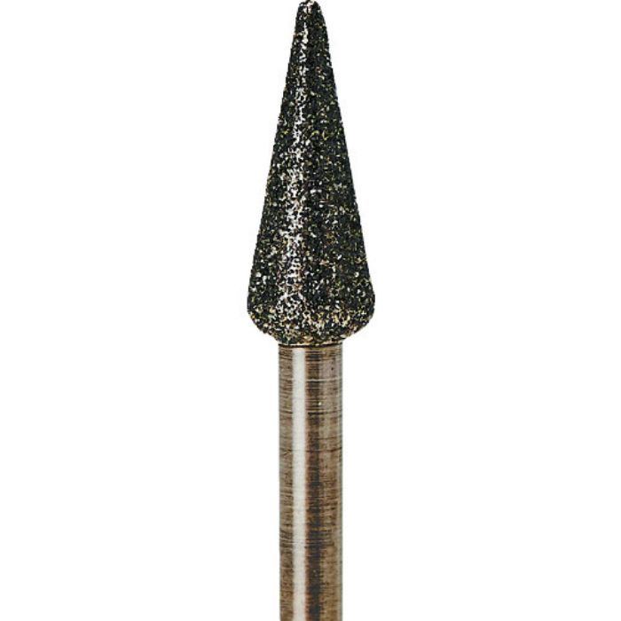 ナカニシ 電着ダイヤモンドバー 粒度130 テーパー 刃径4.7mm刃長12mm(Tcode:8292577)