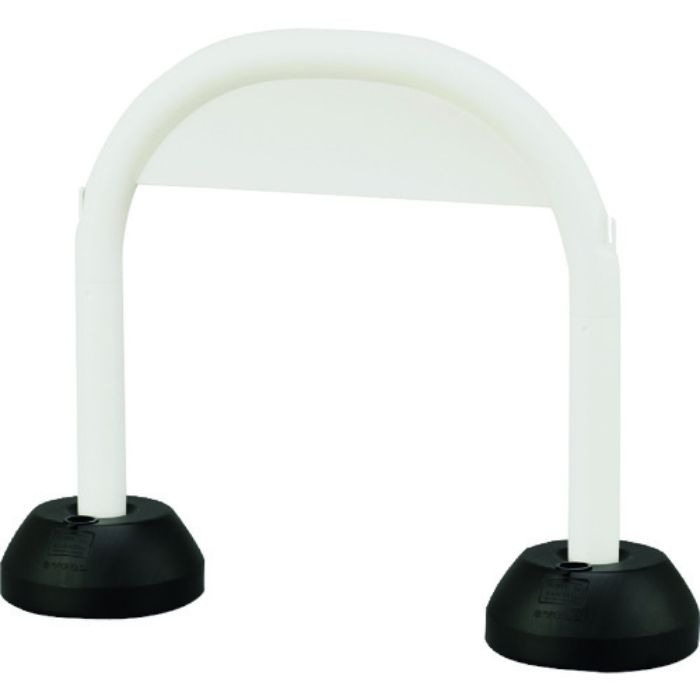 緑十字 アーチ型スタンド 白 ACS-W(白) 高さ725×幅900mm ポリエチレン(Tcode:1140762)