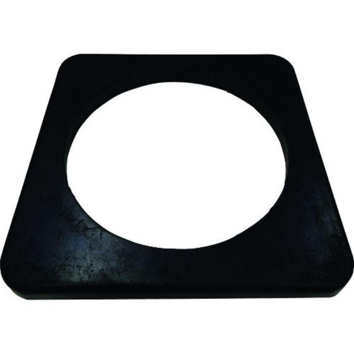 緑十字 伸縮式三角コーン用ウエイト 伸縮コーン-A(小) 高さ410mmタイプ専用 245角 ゴム製(Tcode:1061596)