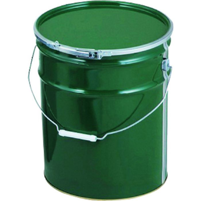AS 金属缶 ペール缶 20L 緑(Tcode:8208267)