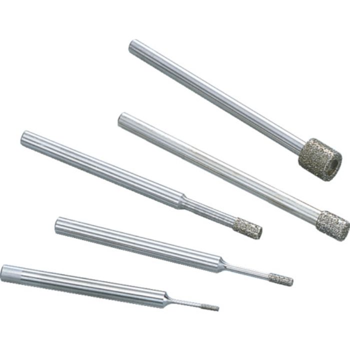 ナカニシ 内研用極小径電着ダイヤモンド・CBNバー シャンク径φ3 刃径0.2mm(Tcode:2978181)