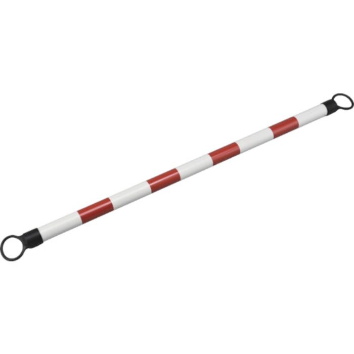 緑十字 トラ柄コーンバー 赤/白 コーンバーC(小) 54mmΦ×1.5m 反射タイプ ABS樹脂(Tcode:8280470)