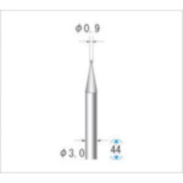 ナカニシ 電着ダイヤモンドバー 刃径0.9mm(Tcode:4759869)