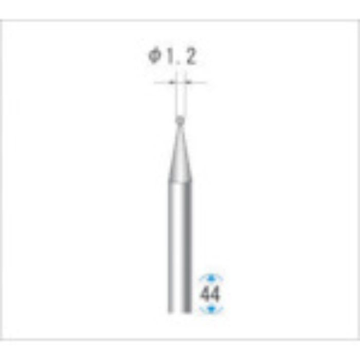 ナカニシ 電着ダイヤモンドバー 刃径1.2mm(Tcode:4759877)