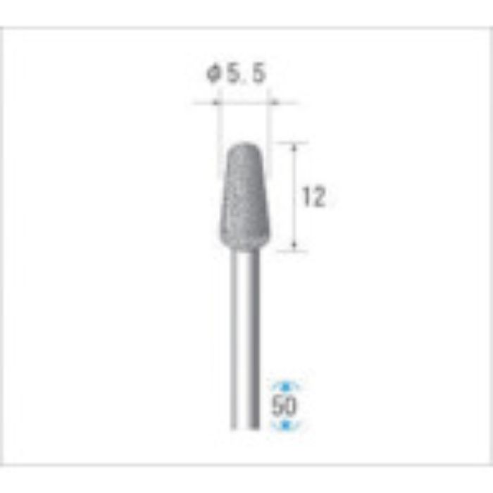 ナカニシ 電着ダイヤモンドバー 刃径5.5mm(Tcode:4760123)