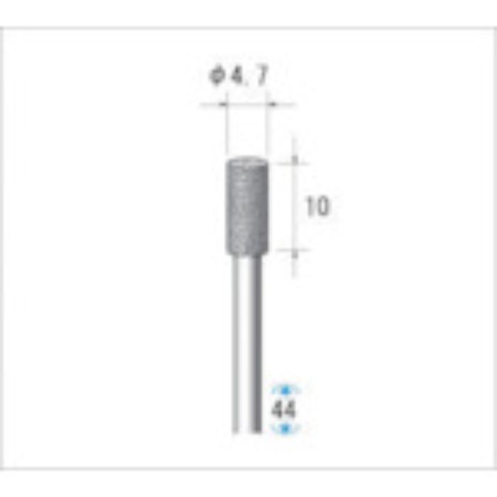 ナカニシ 電着ダイヤモンドバー 刃径4.7mm(Tcode:4760247)